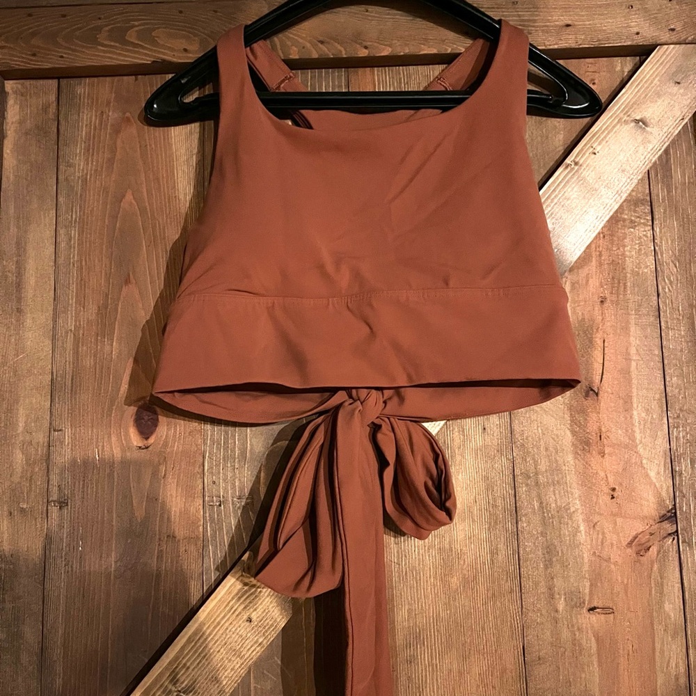 Athleta tie wrap sports bra